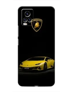 Чехол для Vivo V20 с картинкой «Lamborghini желтый акцент» Чехол для Vivo V20 с картинкой «Lamborghini желтый акцент»