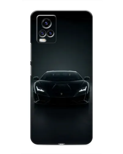 Чехол для Vivo V20 с картинкой «Черный Lamborghini Aventador» Чехол для Vivo V20 с картинкой «Черный Lamborghini Aventador»