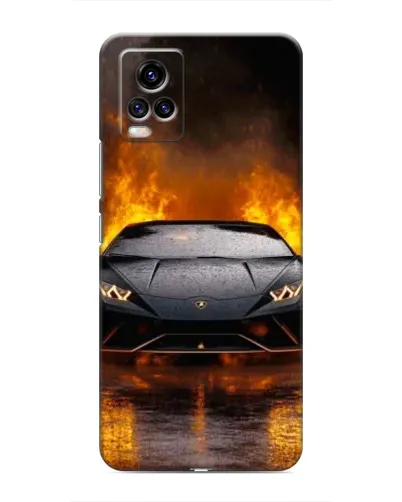 Чехол для Vivo V20 с картинкой «Lamborghini в огне» Чехол для Vivo V20 с картинкой «Lamborghini в огне»