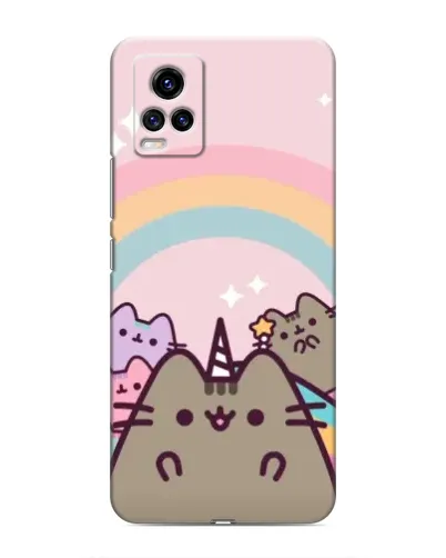 Чехол для Vivo V20 с картинкой «Единорог Pusheen»