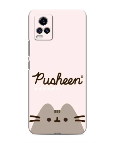 Чехол для Vivo V20 с картинкой «Pusheen логотип»