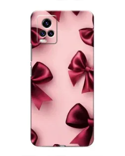 Чехол для Vivo V20 с картинкой «Бордовый атлас»