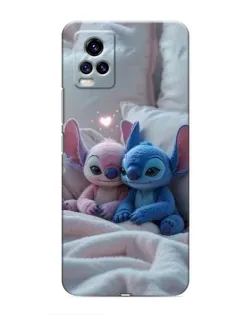 Чехол для Vivo V20 с картинкой «Плюшевые Стич Ангел»