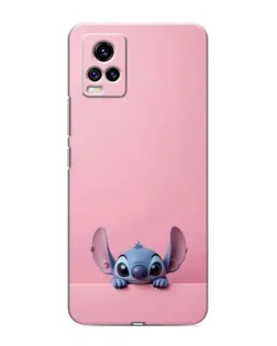 Чехол для Vivo V20 с картинкой «Stitch выглядывает»