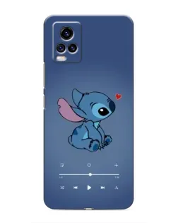 Чехол для Vivo V20 с картинкой «Музыкальный Stitch»
