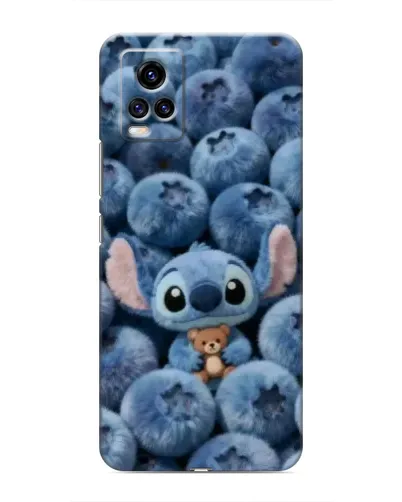 Чехол для Vivo V20 с картинкой «Стич и голубика» Чехол для Vivo V20 с картинкой «Стич и голубика»