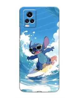 Чехол для Vivo V20 с картинкой «Стич на волне»