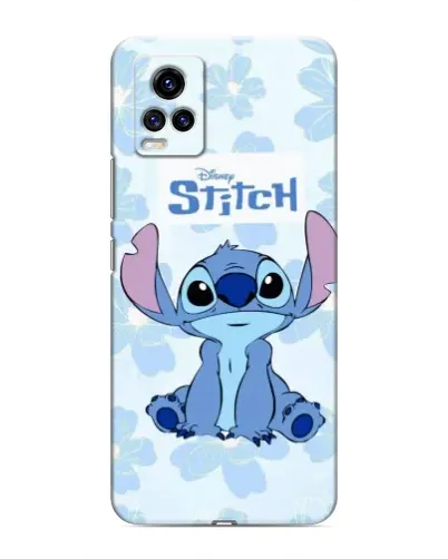 Чехол для Vivo V20 с картинкой «Stitch среди цветов» Чехол для Vivo V20 с картинкой «Stitch среди цветов»