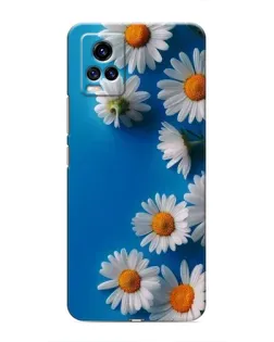 Чехол для Vivo V20 с картинкой «Белоснежные маргаритки»