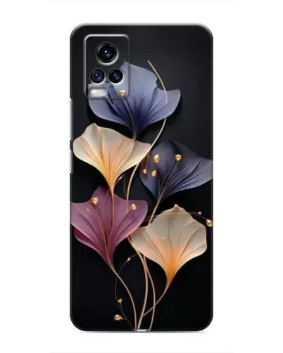 Чехол для Vivo V20 с картинкой «Лиловые цветы грации»