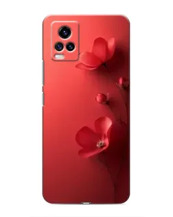 Чехол для Vivo V20 с картинкой «Маковые соцветия»