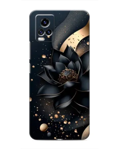 Чехол для Vivo V20 с картинкой «Черный лотос»