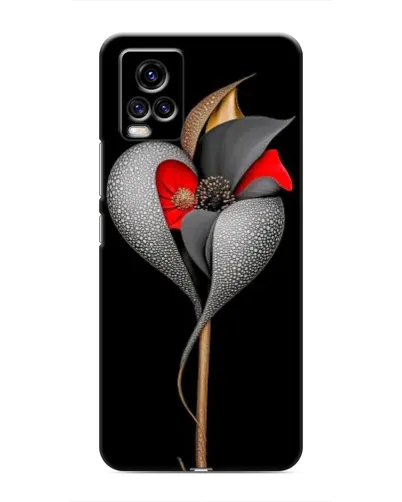 Чехол для Vivo V20 с картинкой «Серебряный фантазийный цветок» Чехол для Vivo V20 с картинкой «Серебряный фантазийный цветок»