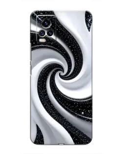 Чехол для Vivo V20 с картинкой «Черно-белая спираль» Чехол для Vivo V20 с картинкой «Черно-белая спираль»