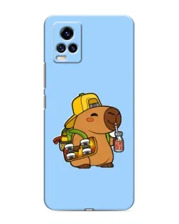 Чехол для Vivo V20 с картинкой «Капибара на скейте» Чехол для Vivo V20 с картинкой «Капибара на скейте»