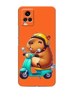 Чехол для Vivo V20 с картинкой «Капибара на скутере» Чехол для Vivo V20 с картинкой «Капибара на скутере»