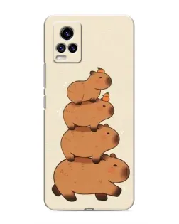 Чехол для Vivo V20 с картинкой «Башня из капибар» Чехол для Vivo V20 с картинкой «Башня из капибар»