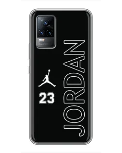 Чехол для Vivo V21 с картинкой «Jordan Vertical»
