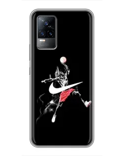 Чехол для Vivo V21 с картинкой «Jordan Jumpman»