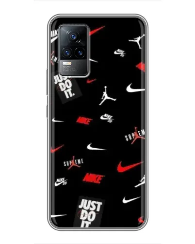 Чехол для Vivo V21 с картинкой «Nike Mix Pattern» Чехол для Vivo V21 с картинкой «Nike Mix Pattern»
