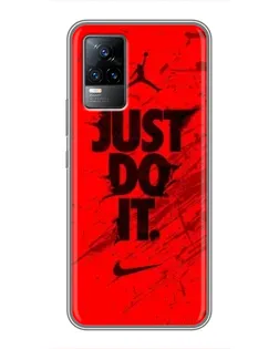 Чехол для Vivo V21 с картинкой «Nike Just Do It»