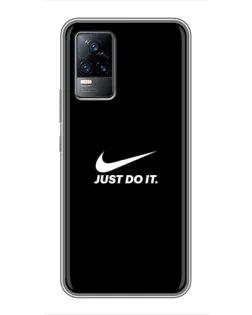 Чехол для Vivo V21 с картинкой «Минимализм от Nike»