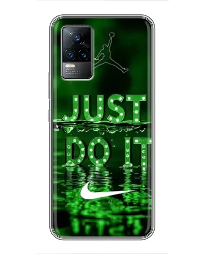 Чехол для Vivo V21 с картинкой «Зеленый неоновый Nike» Чехол для Vivo V21 с картинкой «Зеленый неоновый Nike»