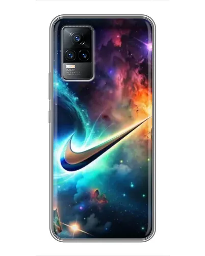 Чехол для Vivo V21 с картинкой «Космический Nike Swoosh» Чехол для Vivo V21 с картинкой «Космический Nike Swoosh»