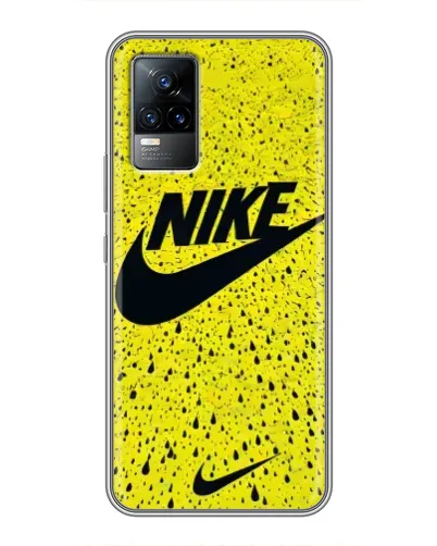Чехол для Vivo V21 с картинкой «Желтый текстурный Nike» Чехол для Vivo V21 с картинкой «Желтый текстурный Nike»