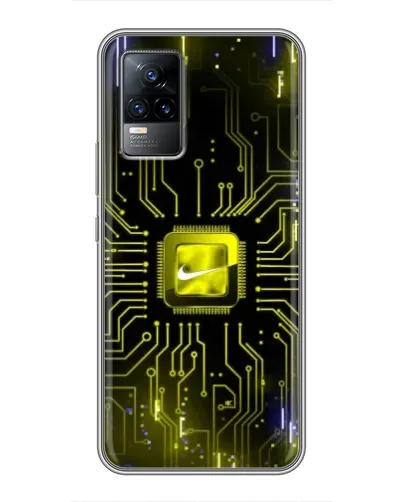 Чехол для Vivo V21 с картинкой «Nike — золотая искра» Чехол для Vivo V21 с картинкой «Nike — золотая искра»