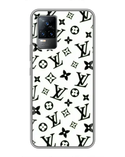 Чехол для Vivo V21 с картинкой «Монохромный хаос LV»