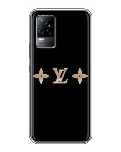 Чехол для Vivo V21 с картинкой «Louis Vuitton — минимализм»