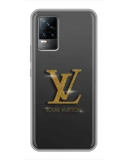 Чехол для Vivo V21 с картинкой «Градиент Louis Vuitton»