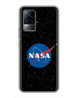 Чехол для Vivo V21 с картинкой «NASA — звездное небо»