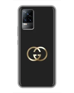 Чехол для Vivo V21 с картинкой «Минимализм Gucci»