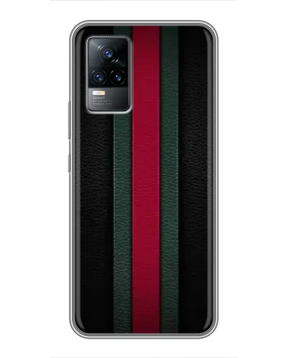 Чехол для Vivo V21 с картинкой «Gucci — неоновая линия»