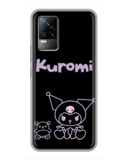 Чехол для Vivo V21 с картинкой «Kuromi — черный минимализм» Чехол для Vivo V21 с картинкой «Kuromi — черный минимализм»