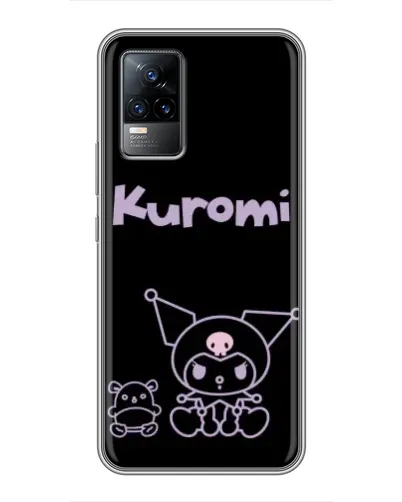 Чехол для Vivo V21 с картинкой «Kuromi — черный минимализм» Чехол для Vivo V21 с картинкой «Kuromi — черный минимализм»