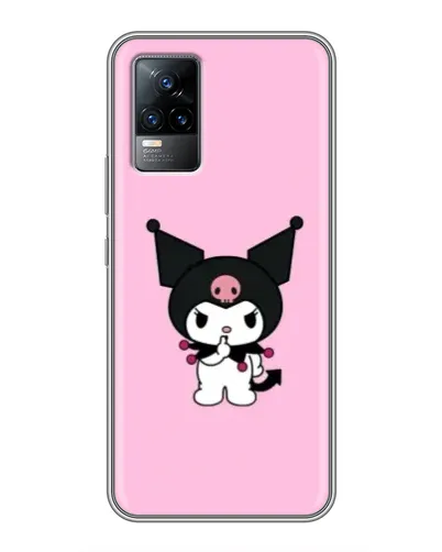Чехол для Vivo V21 с картинкой «Kuromi — розовая нежность» Чехол для Vivo V21 с картинкой «Kuromi — розовая нежность»