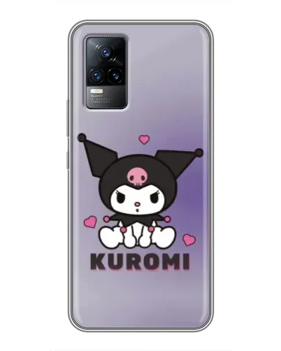 Чехол для Vivo V21 с картинкой «Kuromi — фиолетовый арт» Чехол для Vivo V21 с картинкой «Kuromi — фиолетовый арт»