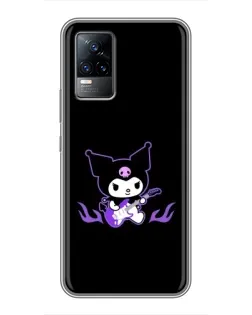 Чехол для Vivo V21 с картинкой «Электрическая Kuromi» Чехол для Vivo V21 с картинкой «Электрическая Kuromi»