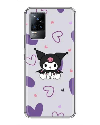 Чехол для Vivo V21 с картинкой «Kuromi и лавандовые сердца» Чехол для Vivo V21 с картинкой «Kuromi и лавандовые сердца»