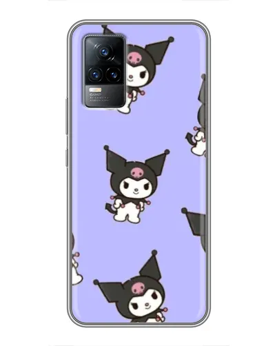 Чехол для Vivo V21 с картинкой «Паттерн с Kuromi» Чехол для Vivo V21 с картинкой «Паттерн с Kuromi»
