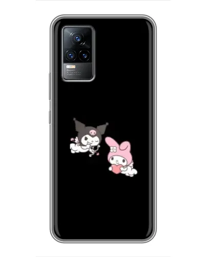 Чехол для Vivo V21 с картинкой «My Melody и Kuromi» Чехол для Vivo V21 с картинкой «My Melody и Kuromi»