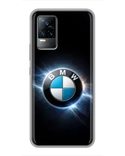 Чехол для Vivo V21 с картинкой «BMW — неоновое сияние» Чехол для Vivo V21 с картинкой «BMW — неоновое сияние»