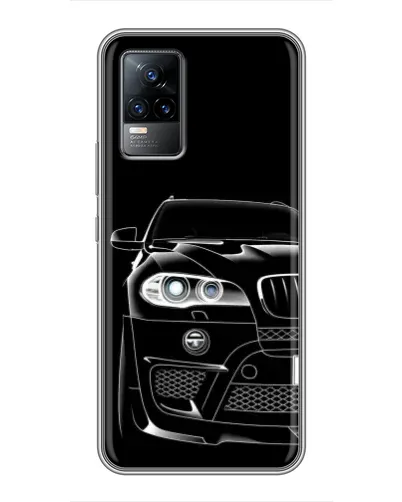 Чехол для Vivo V21 с картинкой «Темный силуэт BMW» Чехол для Vivo V21 с картинкой «Темный силуэт BMW»