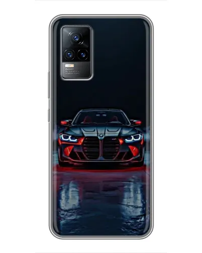 Чехол для Vivo V21 с картинкой «BMW на мокрой дороге» Чехол для Vivo V21 с картинкой «BMW на мокрой дороге»