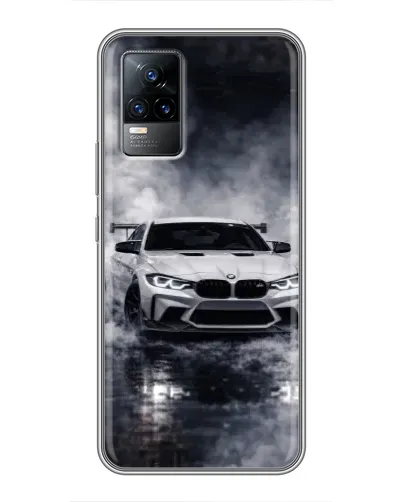 Чехол для Vivo V21 с картинкой «BMW сквозь туман» Чехол для Vivo V21 с картинкой «BMW сквозь туман»