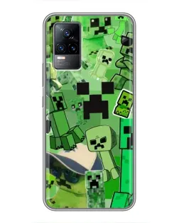 Чохол для Vivo V21 з картинкою «Кріпери Minecraft» Чохол для Vivo V21 з картинкою «Кріпери Minecraft»