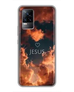Чехол для Vivo V21 с картинкой «Сияние Имени Jesus» Чехол для Vivo V21 с картинкой «Сияние Имени Jesus»